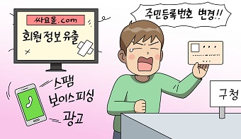 인터넷 쇼핑몰에 등록된 주민등록번호가 불법 유출된 경우,
주민등록번호를 변경할 수 있을까요? 인터넷 쇼핑몰에 등록된 주민등록번호가 불법 유출된 경우,
주민등록번호를 변경할 수 있을까요?