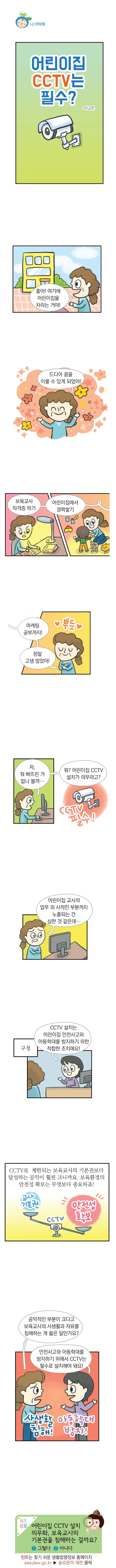 <법나들이 2018년 9월> 어린이집 CCTV는 필수?