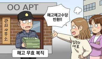 해고무효로 복직한 노동자는 해고예고수당을 반환해야 하나요?