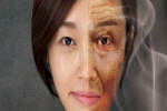 피부노화 경고그림
