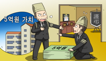 결혼 시 재산을 일부 물려받은 형이 아버지의 남은 유산을 반으로 나누자는데...