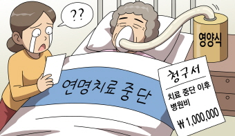 연명치료 중단과 기존 의료계약의 존속 여부
