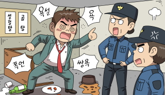 술에 취해 경찰관에게 한 욕은 모욕죄에 해당할까요?