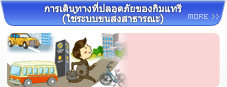 การใช้ระบบขนส่งสาธารณะ