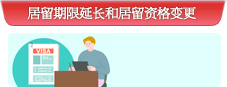 居留期限延长和居留资格变更