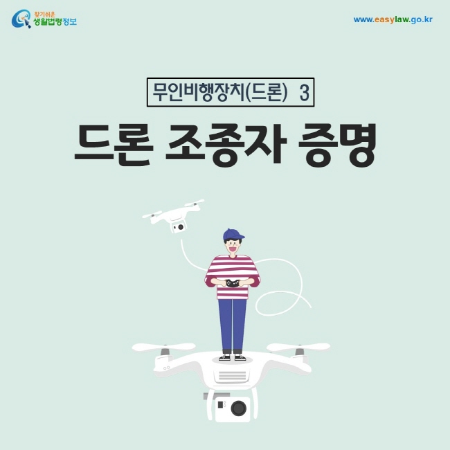 무인비행장치(드론) 3. 드론 조종자 증