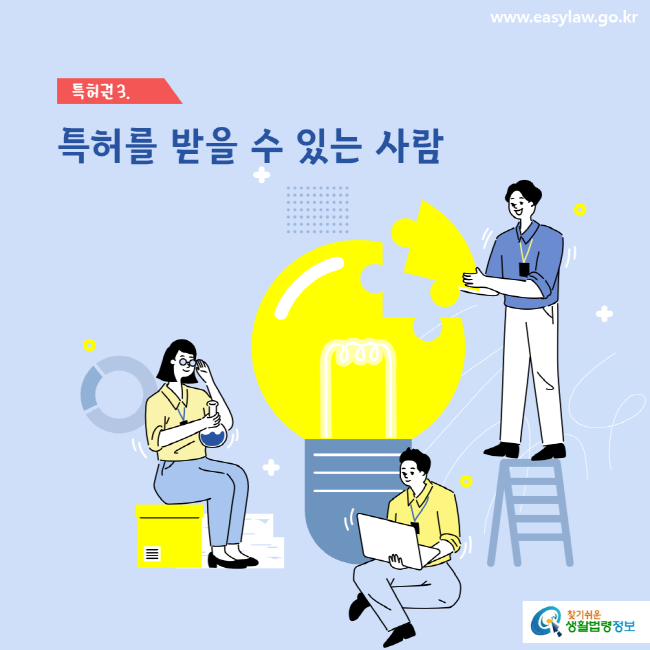 www.easylaw.go.kr 특허를 받을 수 있는 사람