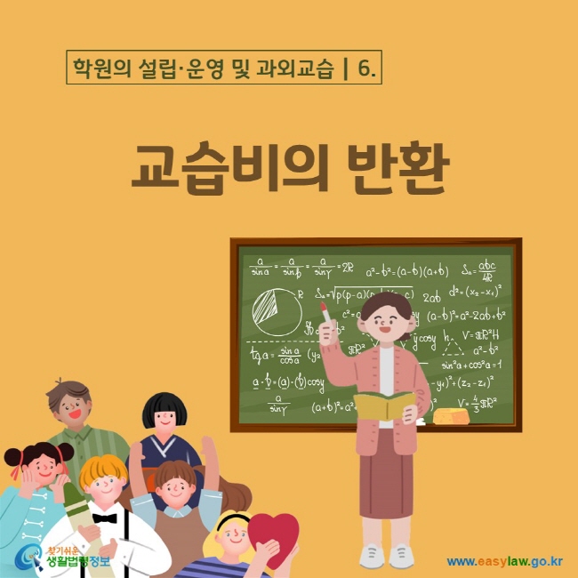 학원의 설립·운영 및 과외교습┃6. 교습비의 반환