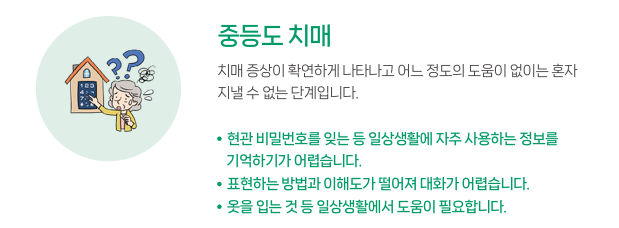 중등도 치매