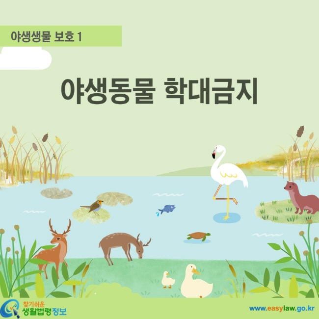 야생생물 보호 1 야생동물 학대금지