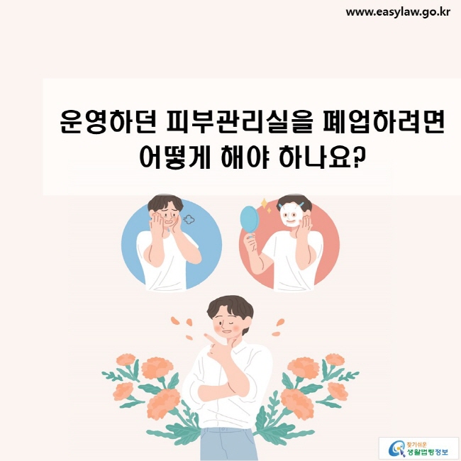 운영하던 피부관리실을 폐업하려면 어떻게 해야 하나요?