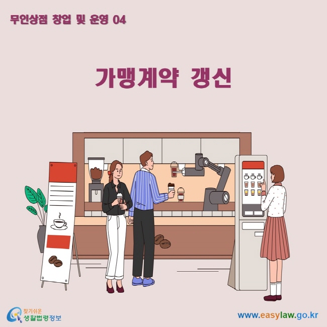 무인상점 창업 및 운영 04 가맹계약 갱신