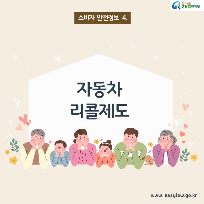 소비자 안전정보 4. 자동차 리콜제도 www.easylaw.go.kr