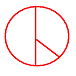 기표용구로 기표했을 때 찍히는 원 안에 표식이 있는 기표표시