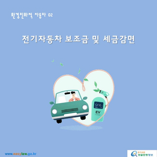 환경친화적 자동차 02전기자동차 보조금 및 세금감면