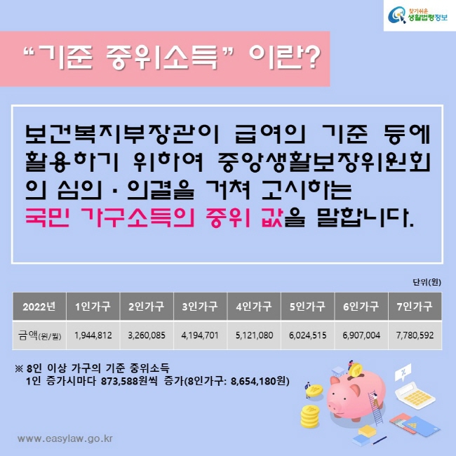 급여종류별 선정기준