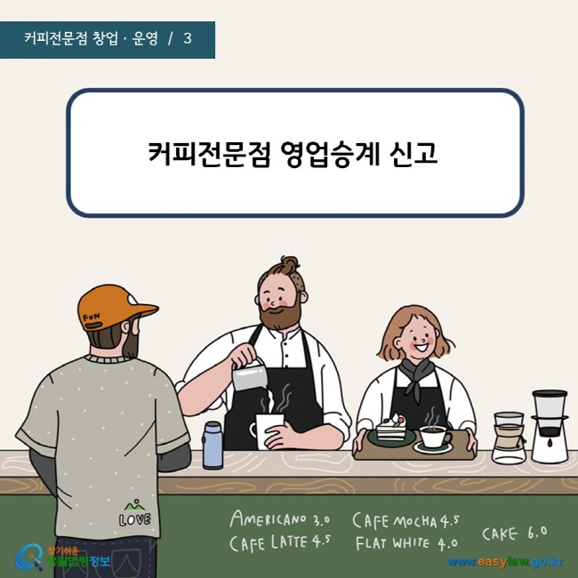  커피전문점 영업승계 신고