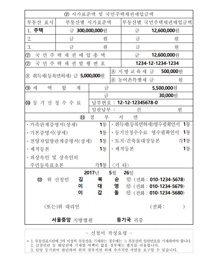 소유권 이전등기[수정]