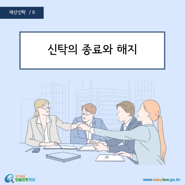 신탁의 종료와 해지