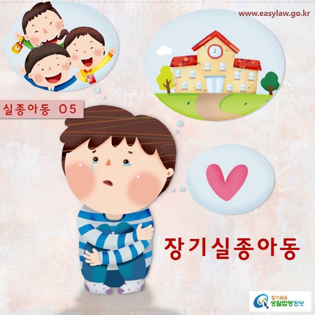 실종아동05_ 장기실종아동 ww.easylaw.go.kr 찾기 쉬운 생활법령정보 로고